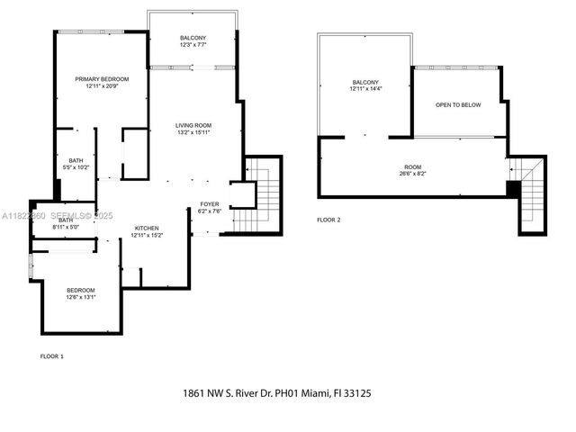 1861 Nw S River Drive PH-01, Miami, FL 33125