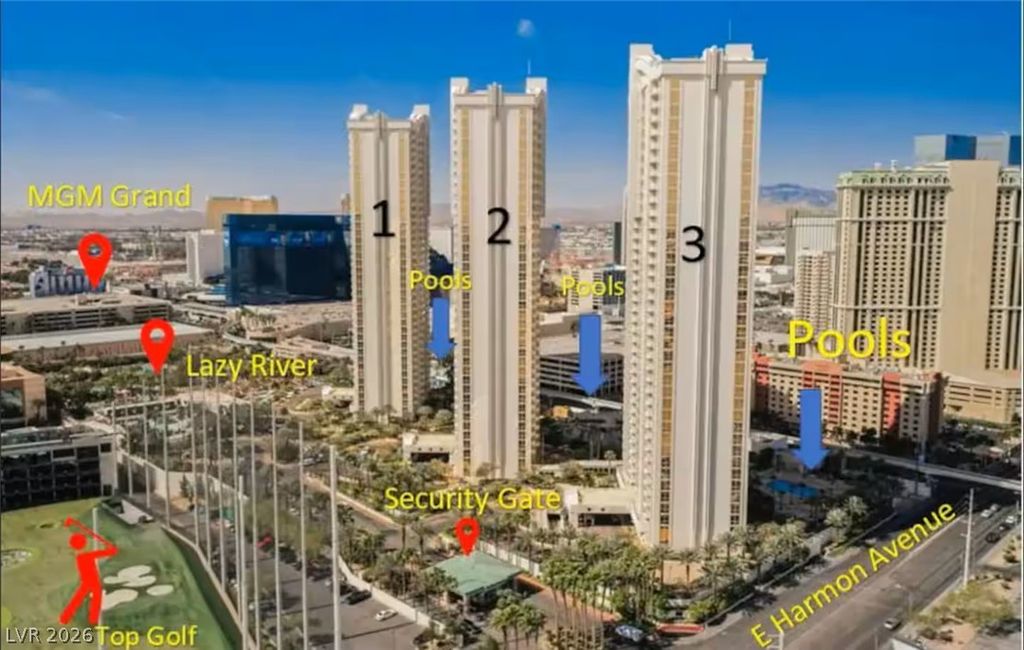 135 East Harmon Avenue 2020, Las Vegas, NV 89109 — exterior