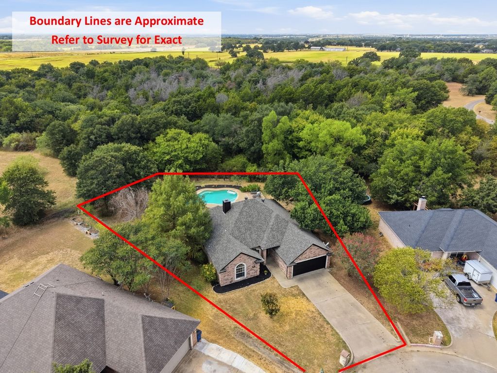 802 Justin Court, Keene, TX 76059 — exterior