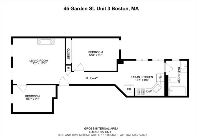 45 Garden St 3, Boston, MA 02114