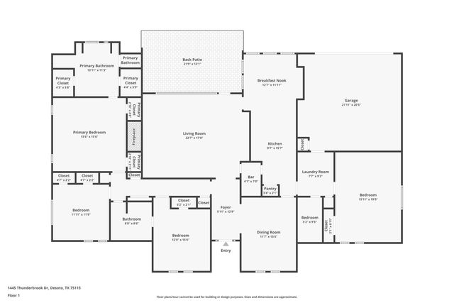 1445 Thunderbrook Drive, Desoto, TX 75115