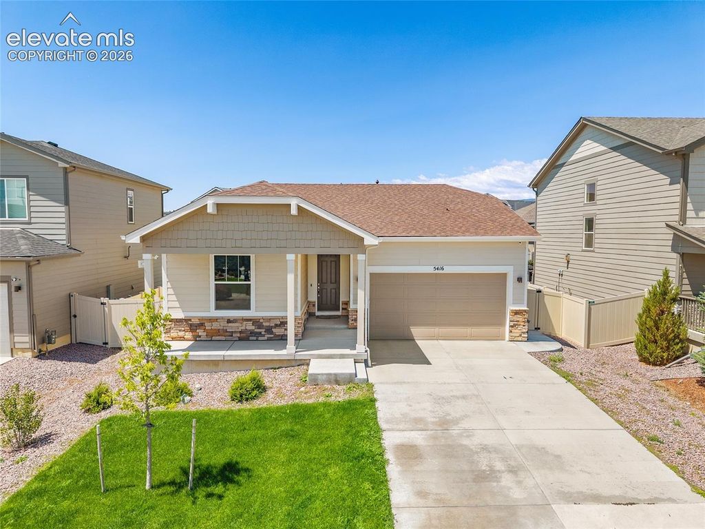 5416 Sunday Gulch Drive, Colorado Springs, CO 80925 — exterior