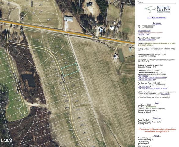 163 Thomas Trail, Lillington, NC 27546