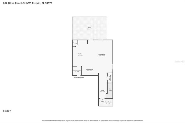 882 OLIVE CONCH STREET, Ruskin, FL 33570