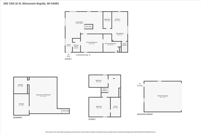 340 13TH STREET NORTH, Wisconsin Rapids, WI 54494