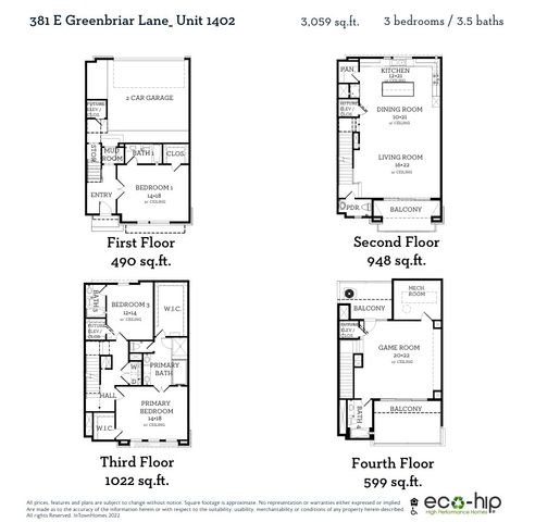 381 E Greenbriar 1402, Dallas, TX 75203