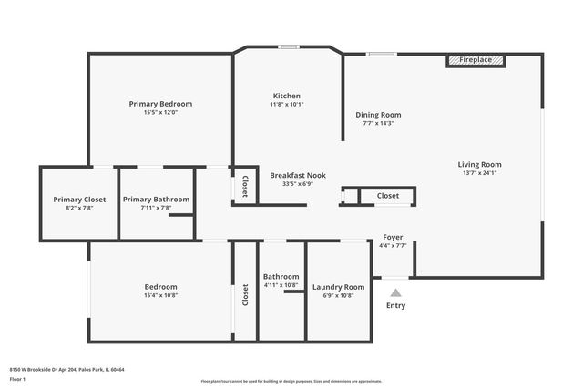 8150 Brookside Drive 204, Palos Park, IL 60464