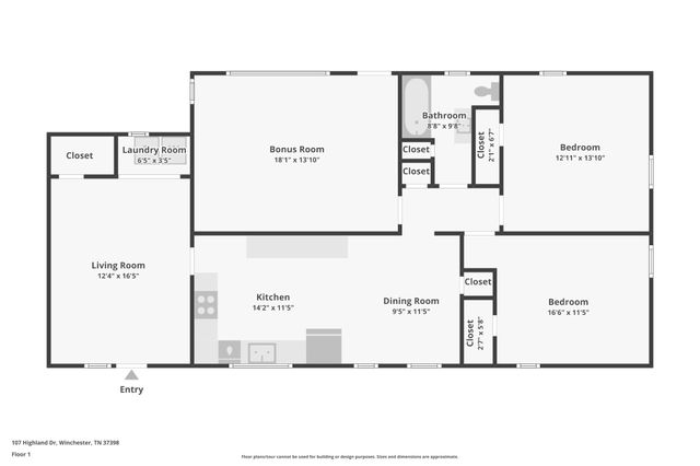 107 Highland Dr, Winchester, TN 37398