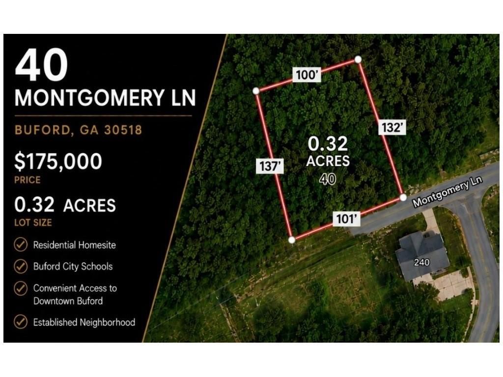 40 Montgomery Lane, Buford, GA 30518