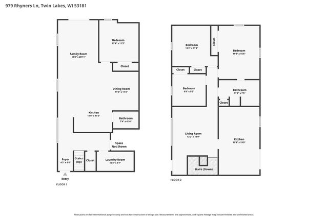 979 Rhyners LANE, Twin Lakes, WI 53181