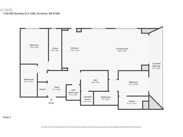 1150 Nw QUIMBY St 1206, Portland, OR 97209