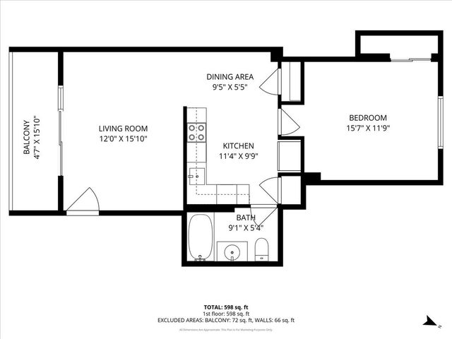 410 Crescent Boulevard 2B, Lombard, IL 60148