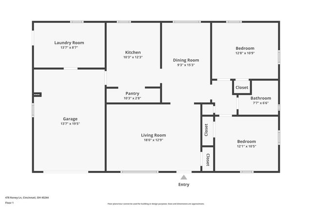 478 Roney Lane, Union Twp, OH 45244