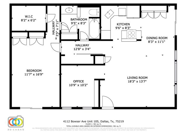 4112 Bowser Avenue 105, Dallas, TX 75219