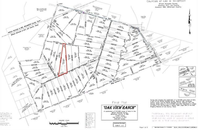 1136 Oak View LN LOT 34, Thrall, TX 76578