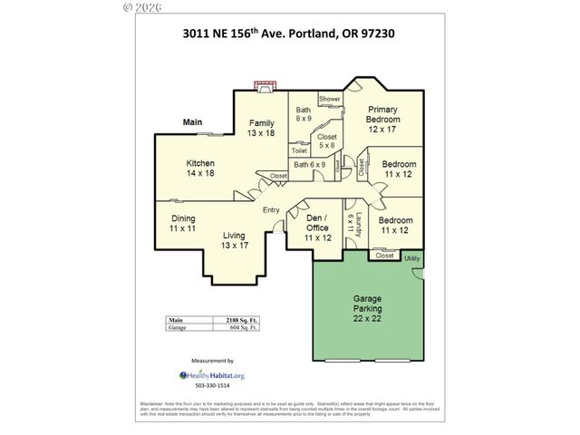 3011 Ne 156TH Ave, Portland, OR 97230