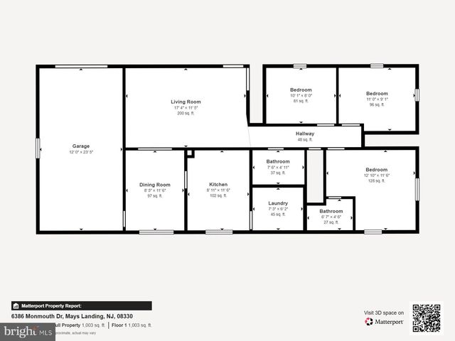 6386 MONMOUTH DR, Mays Landing, NJ 08330