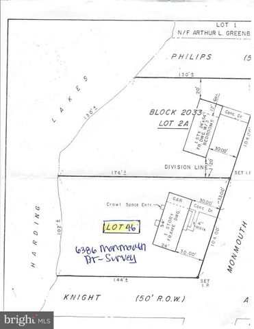 6386 MONMOUTH DR, Mays Landing, NJ 08330