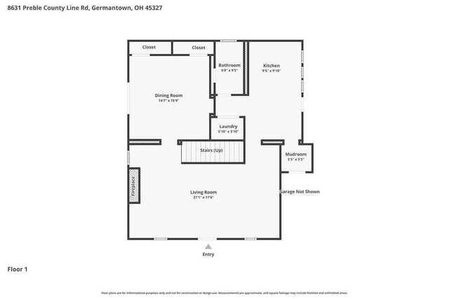 8631 Preble County Line Road, Gratis Twp, OH 45327