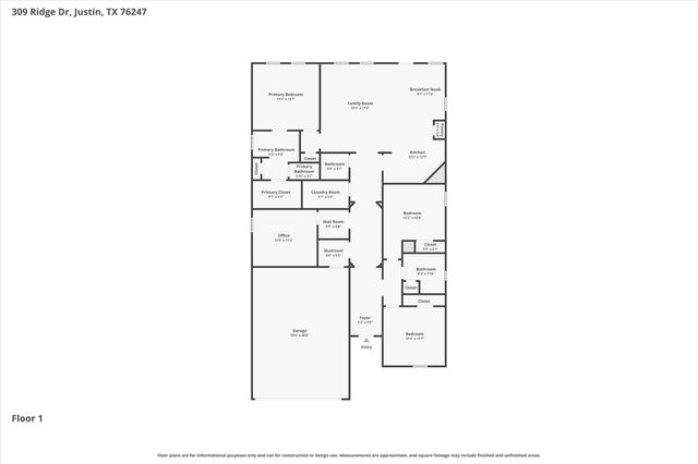 309 Ridge Drive, Justin, TX 76247