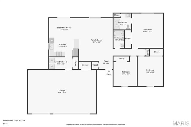 411 Edwin Drive, Dupo, IL 62239