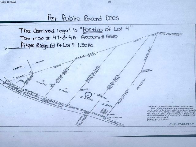 S 3193 Pitzer Ridge RD, Covington, VA 24426