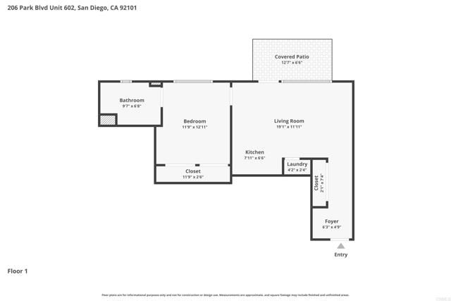 206 Park Boulevard 602, San Diego, CA 92101