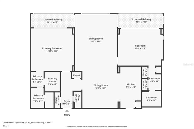 7100 SUNSHINE SKYWAY LANE S 703, St Petersburg, FL 33711