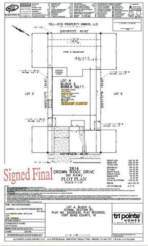 2614 Crown Ridge Drive, Missouri City, TX 77459