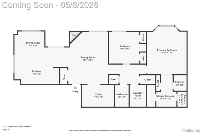 331 E Cady Street, Northville, MI 48167