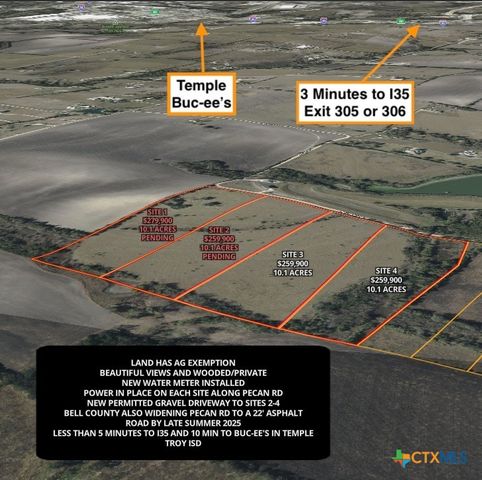000 Pecan Road (Tract 2 and 3), Troy, TX 76579