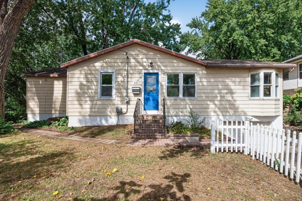 651 46 1/2 Avenue NE, Columbia Heights, MN 55421 — exterior