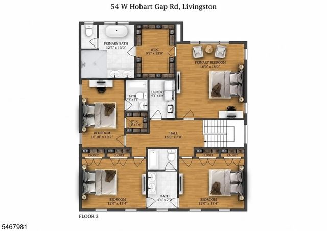 54 W Hobart Gap Rd, Livingston Twp., NJ 07039