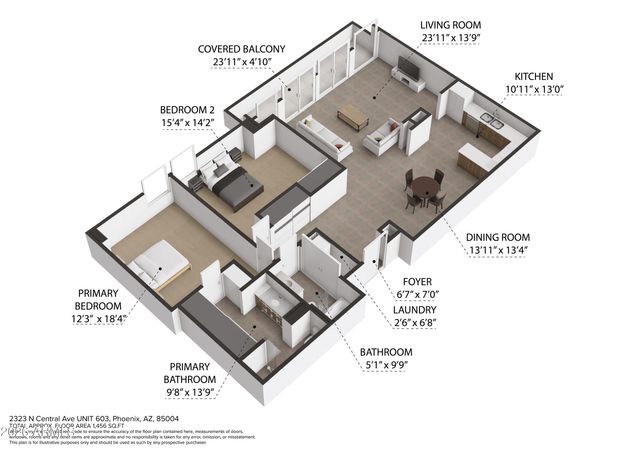 2323 N CENTRAL Avenue 603, Phoenix, AZ 85004