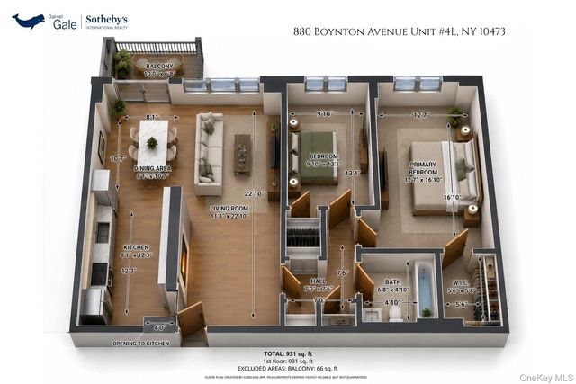 880 Boynton Avenue 4L, Bronx, NY 10473