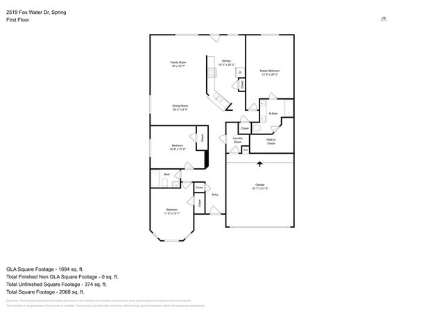 2519 Fox Water Drive, Spring, TX 77386