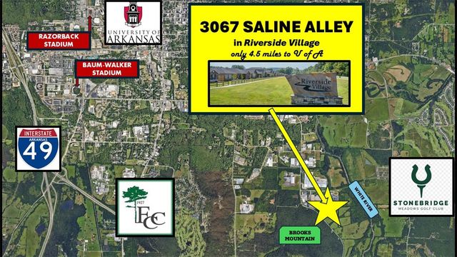 3067 S Saline Alley, Fayetteville, AR 72701