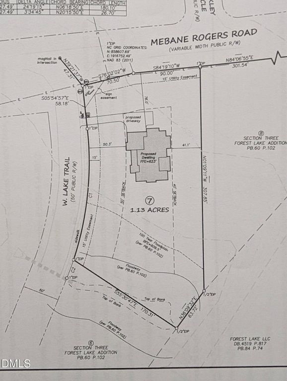 485 W Lake Trail, Mebane, NC 27302