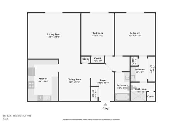 3950 Dundee Road 203, Northbrook, IL 60062
