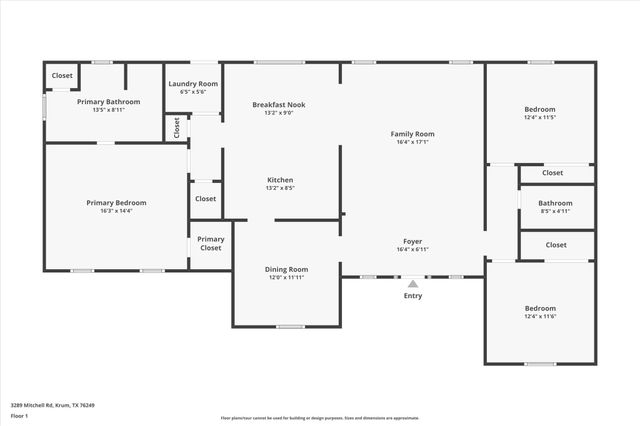 3289 Mitchell Road, Krum, TX 76249