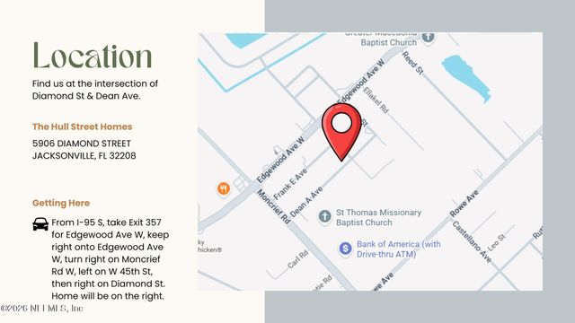 5906 DIAMOND Street, Jacksonville, FL 32208