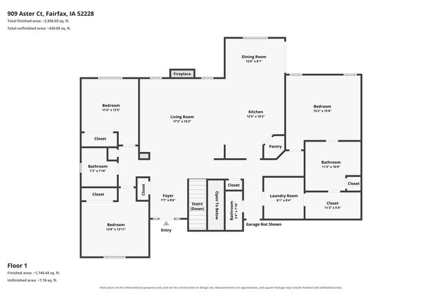 909 Aster Ct, Fairfax, IA 52228