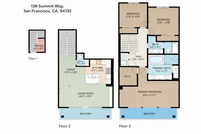 138 Summit Way 138, San Francisco, CA 94132