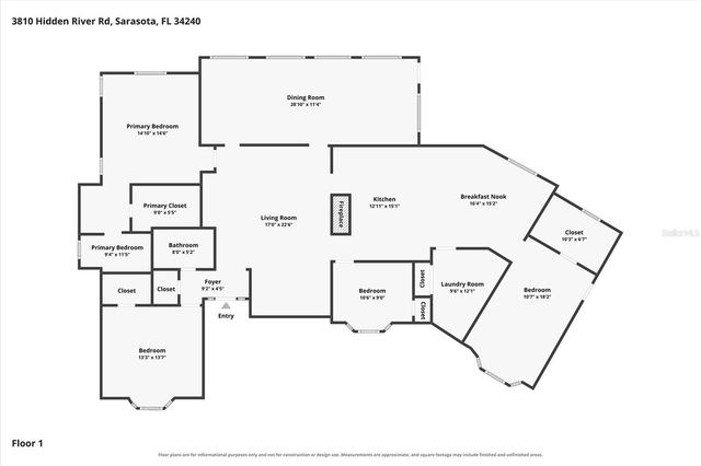 3810 HIDDEN RIVER ROAD, Sarasota, FL 34240