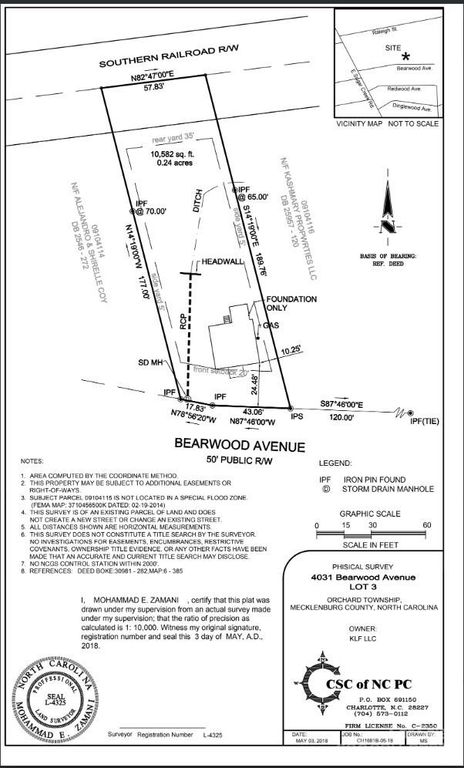 4033 Bearwood Avenue, Charlotte, NC 28205