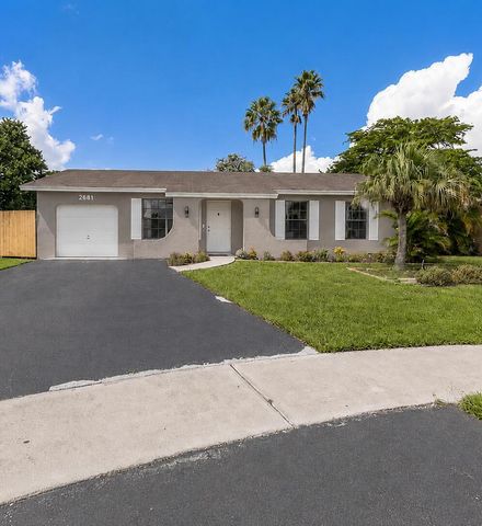 2681 NW 108TH Avenue, Sunrise, FL 33322