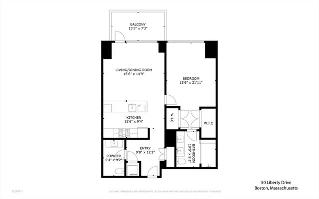 50 Liberty Dr 12G, Boston, MA 02210