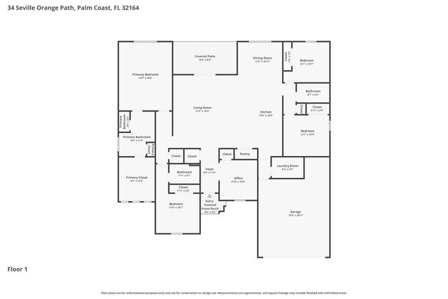 34 Seville Orange Path, Palm Coast, FL 32164