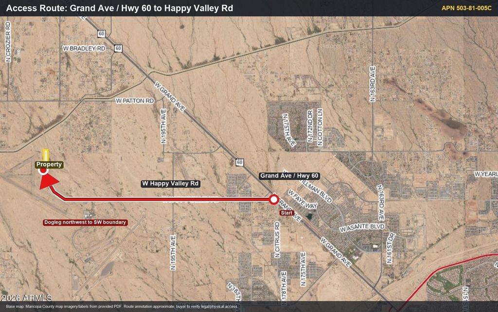 211xx W Yearling Road -, Wittmann, AZ 85361 — photo 2