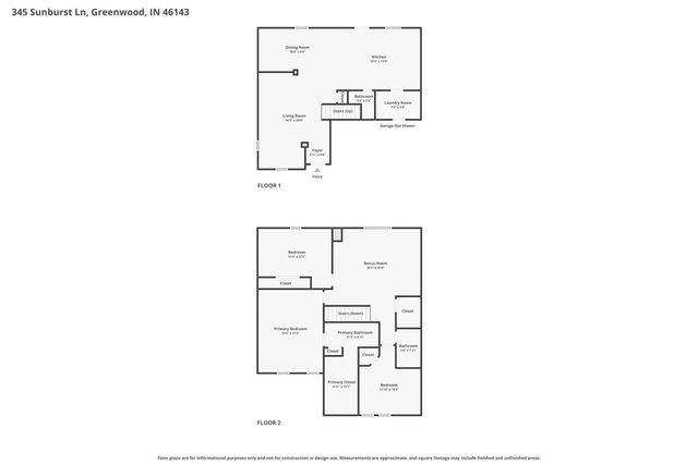 345 Sunburst Lane, Greenwood, IN 46143